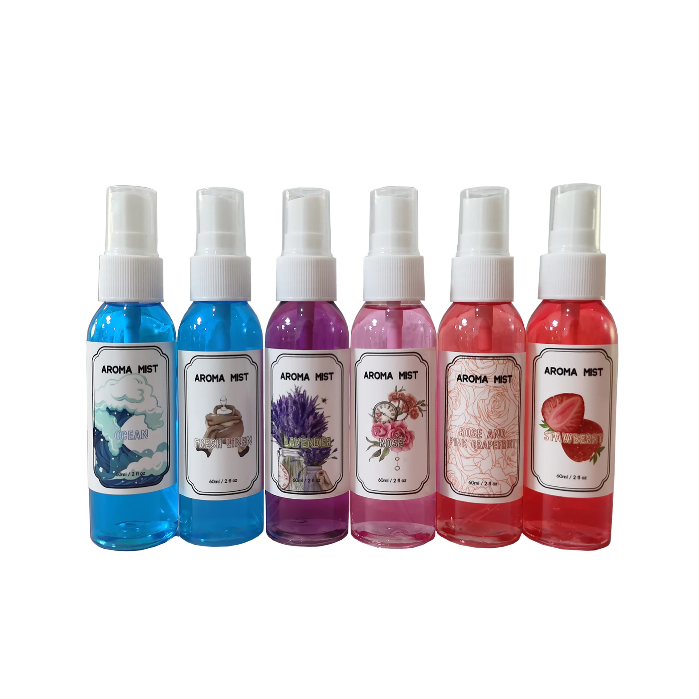 
60 ml Oil based Aroma Perfume Spary bottle Reed diffuser Air Freshener 