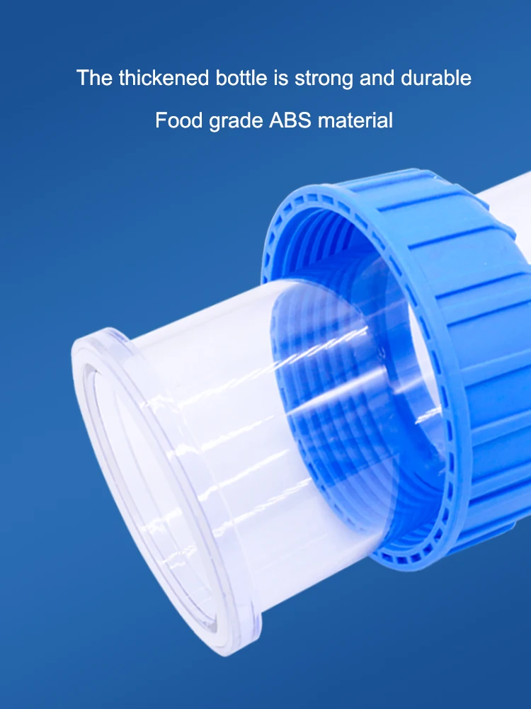 China Manufacturer Transparent High Flow 10 Inch Ro Activated Carbon Cartridge Pre Water Filter Housing