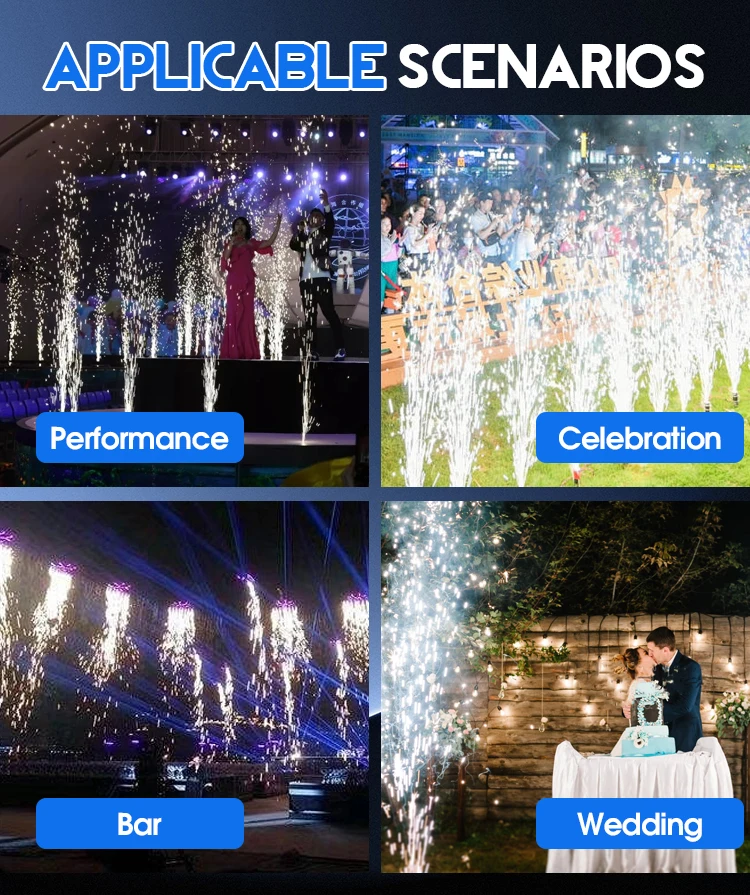 Reliable dj spark machine maquina de chispas frias cold sparks fountain machine