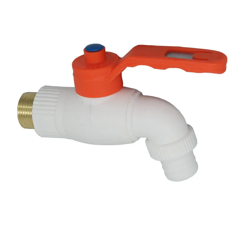 hot sale turkey tap 3/4 big mouth ppr bib cock orange handle patti