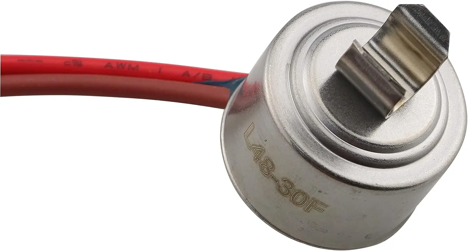 4387503 Refrigerator Bimetal Defrost Thermostat, Replaces WP4387503 343917 61002113 PS11742474 AP6009317