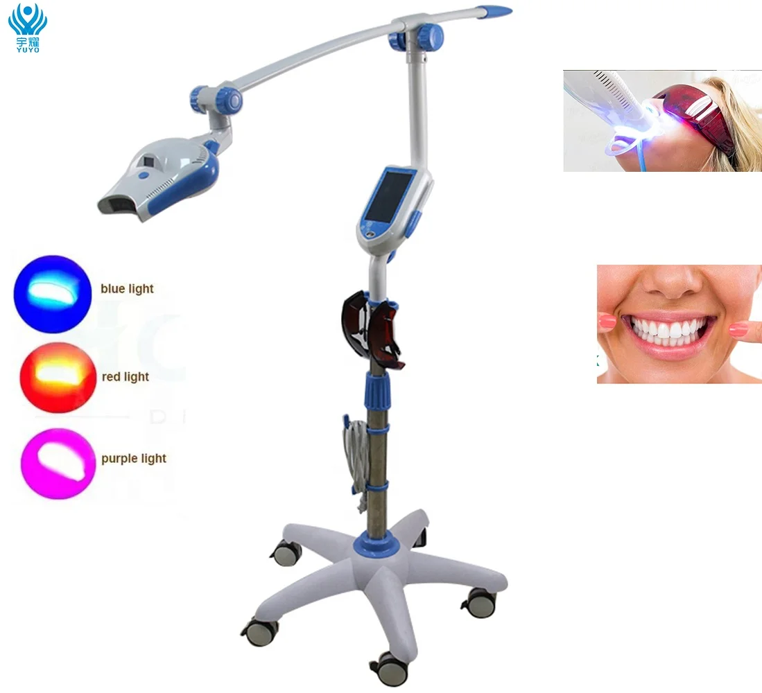 Dental Instruments 3 Color LED Teeth Whitening Lamp 40W Teeth Whitening LED Light Machine Lamps for Dental Medical Area