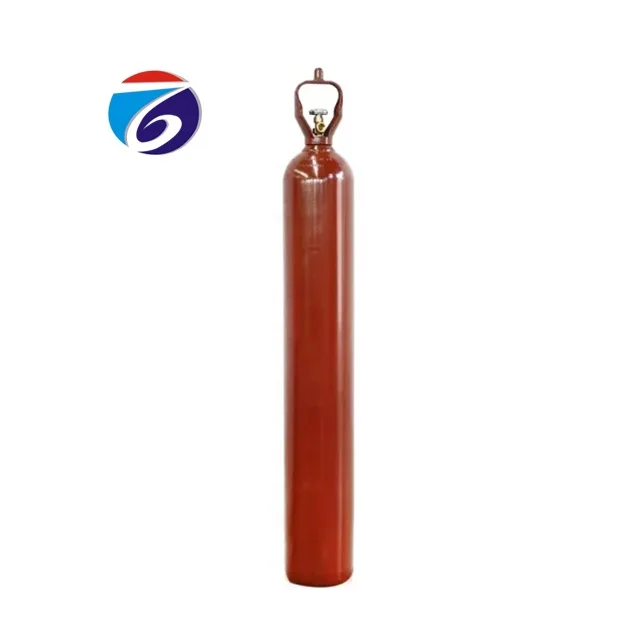 ISO9809 Standard High Pressure Balloon Grade 40L Water Capacity Helium Gas Cylinder