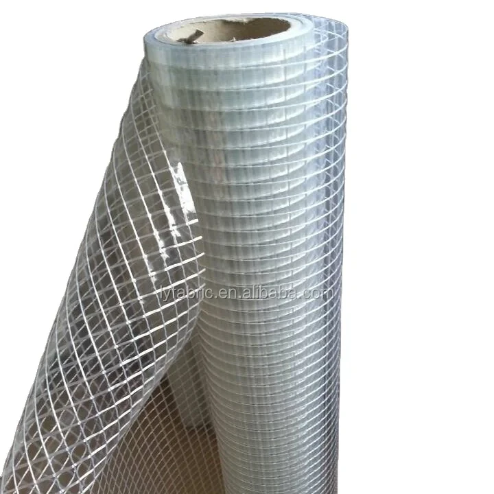 300gsm 1000x1000 3x3 transparent pvc mesh fabric