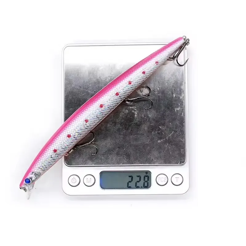 Langsheng wholesale Large fishing gear sea fishing hard bait 5 color hard minnow bait 18cm 23g hard bait fish lures