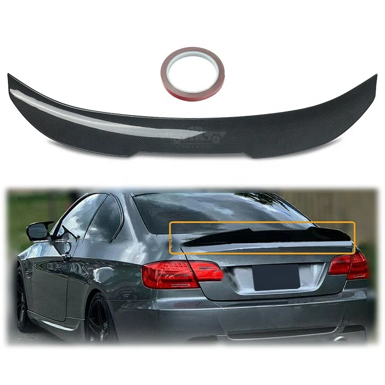 Прямая Заводская поставка задний спойлер для BMW E92 PSM багажника новинка из АБС-пластика углеродного
