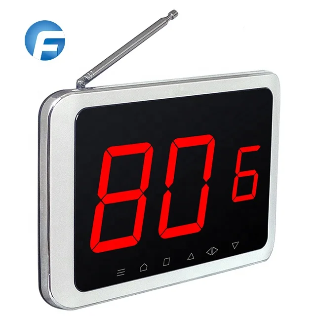 Wireless Nurse Emergency Call Bell Guest Paging Queue Calling System for Bar Fast Food Restaurant Hospital