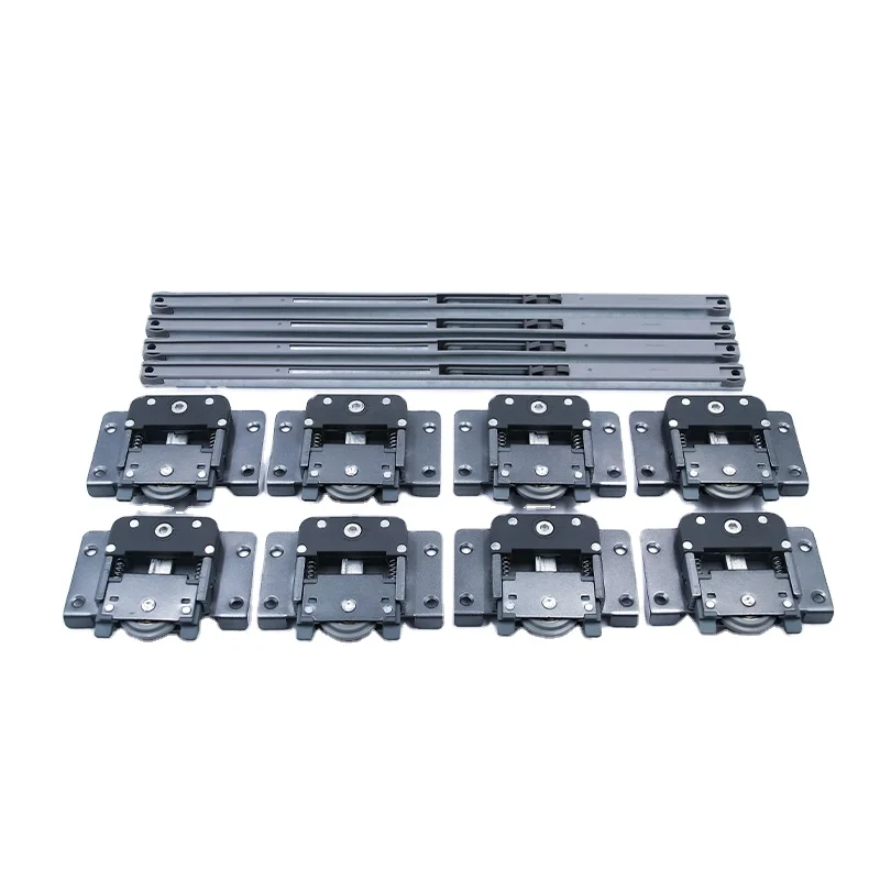 TEMAX New Arrival MFL05B Sliding Closet Visible Wardrobe Door Hardware Sliding Door Roller System