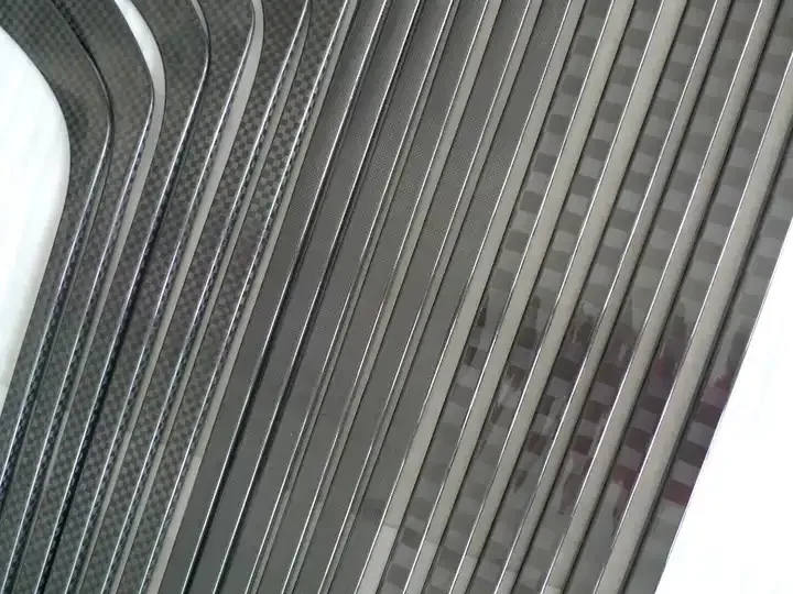 High Quality 100% Carbon Fiber Ice Hockey Sticks Customized Logo for Field Hockey