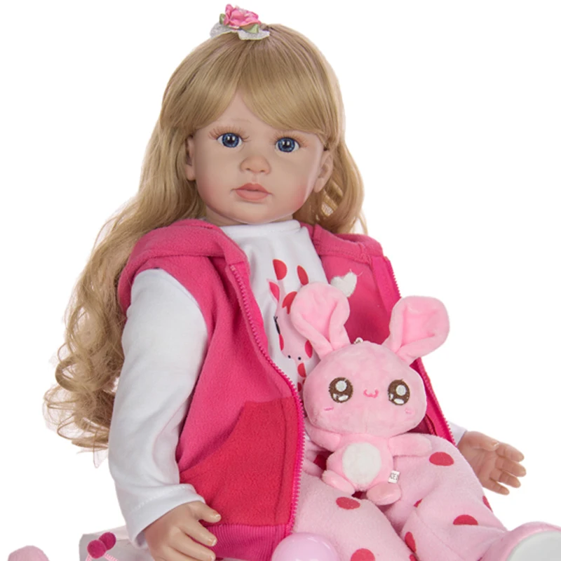 Baby Dolls Silicone Cute Soft Babies Doll Fashion Bebe Reborn Dolls 55cm Newborn Reborn Baby Toys for Girls