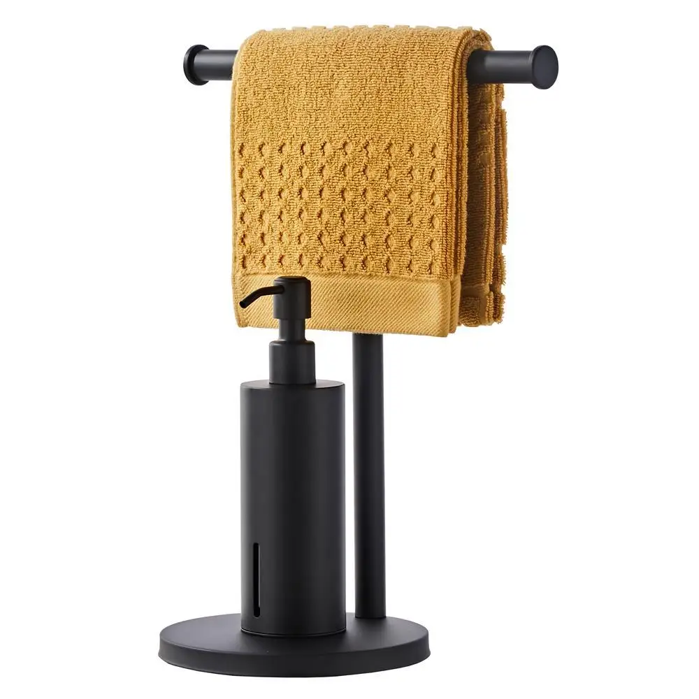 Standing towel rack with soap dispenser household soap dispenser hotel engineering 400ML soap dispenser
