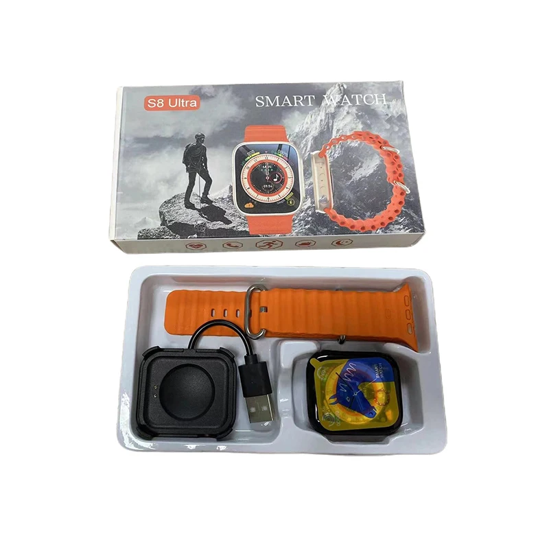 2INCH Waterproof Sleep Step Counter Calorie S8ultra Reloges Sport Watch Montre Intelligente Smartwatch S8 Ultra Watch 8 Ultra