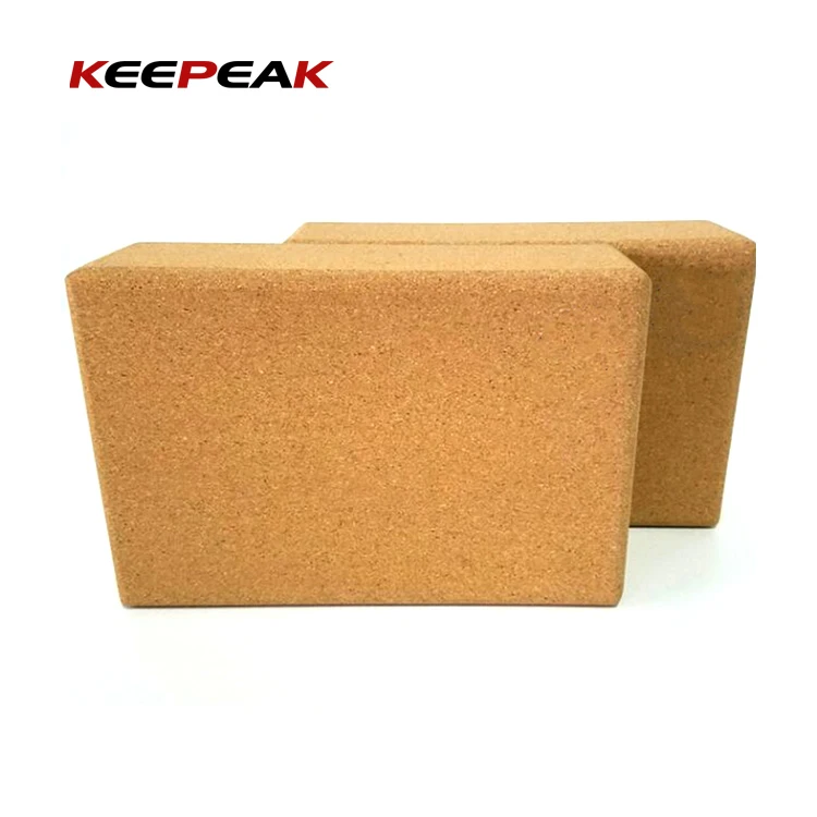 Изготовленный На Заказ экологически чистый многофункциональный деревянный прочный пробковый блок для йоги