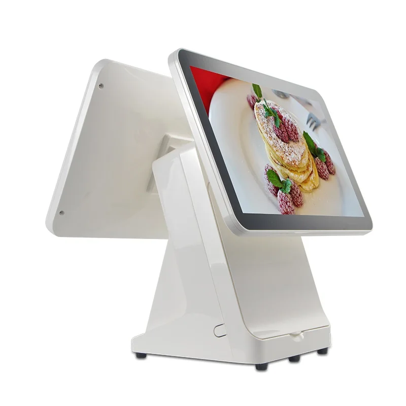2021 Professional Dual Screen Touch Terminal Pos System Cash Machines Register Capacitive Screen 2GB/4GB/8GB 1024x768