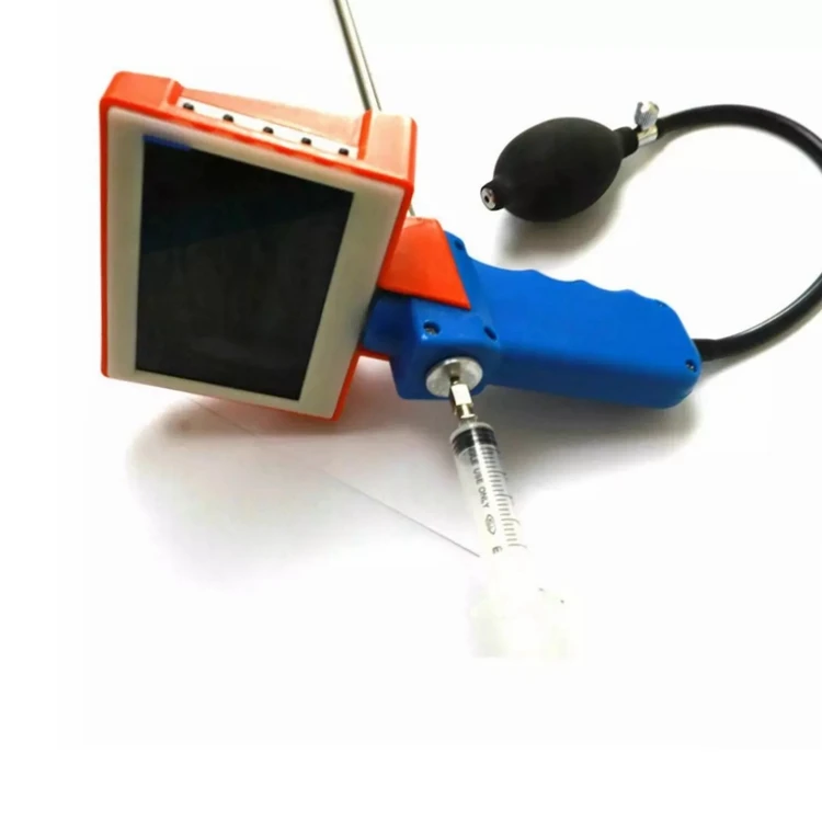  Dog use veterinary insemination gun with HD endoscopy