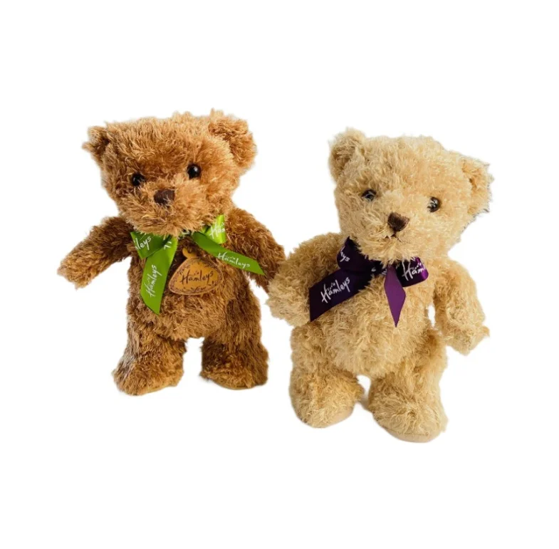 Customized Cute Teddy Bear Plush Toy with Bow Tie Brawl Stars Inspired Teddy Bear Doll Gift