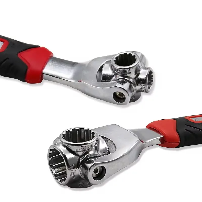 Tools Socket Works Universal Ratchet Spline Bolts Sleeve Rotation Hand Tools 360 Degree Multipurpose Tiger Wrench