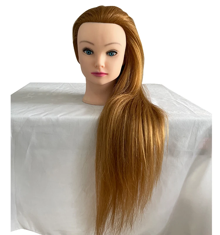 4# Hairdresser Makeup Teaching Head Practise Head Hair Dummy Training Mannequin Doll Head