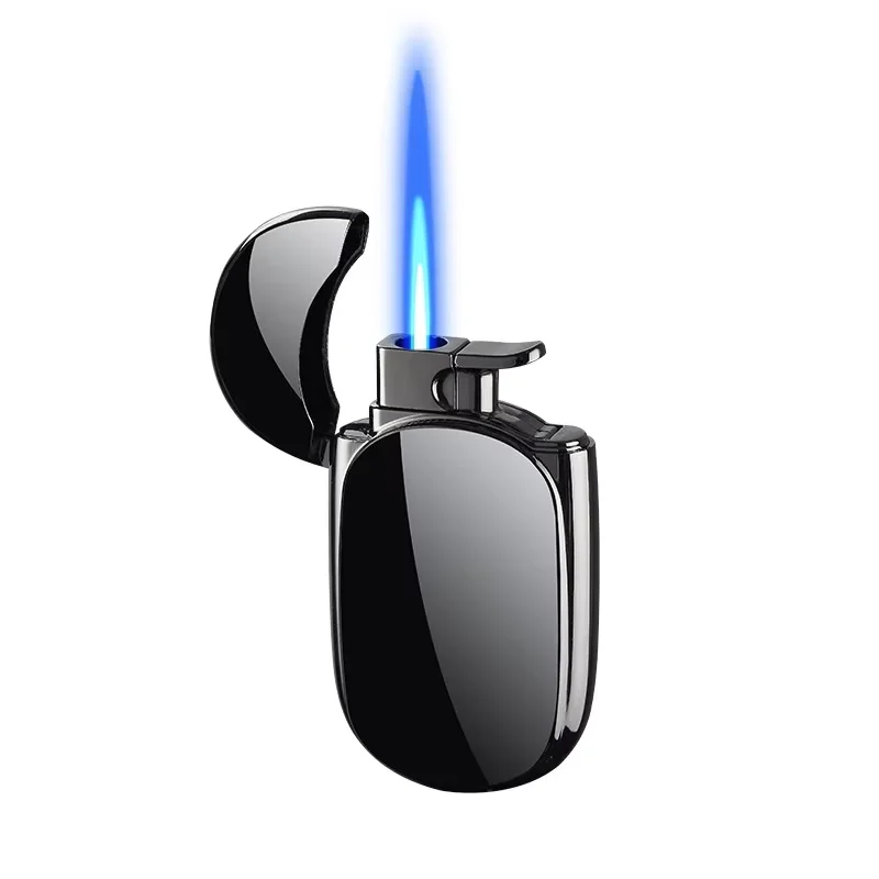 Windproof Mini Lighter Red/Blue Jet Flame Metal Refillable Butane Custom Lighters Logo