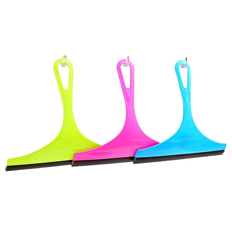 New Simple Durable Window Mirror Car Windshield Squeegee Glass Wiper Blade Silicone Cutter Cleaning Shower