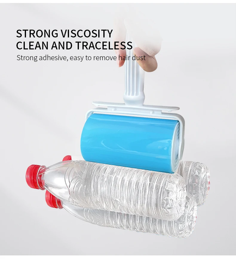 Reusable gel lint roller multi-functional 3 sizes set extra strong sticky lint remover roller
