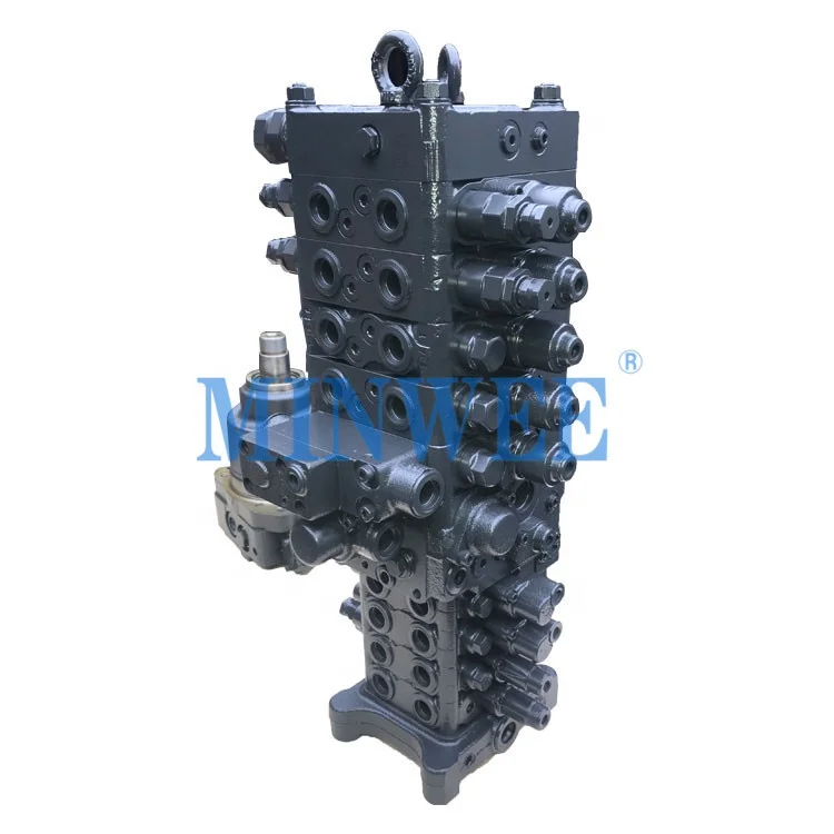 Excavator parts PC130-8 PC130-7 PC120-8 PC120-6 PC128US-1 control valve  723-56-11200  723-57-11700 hydraulic main control valve