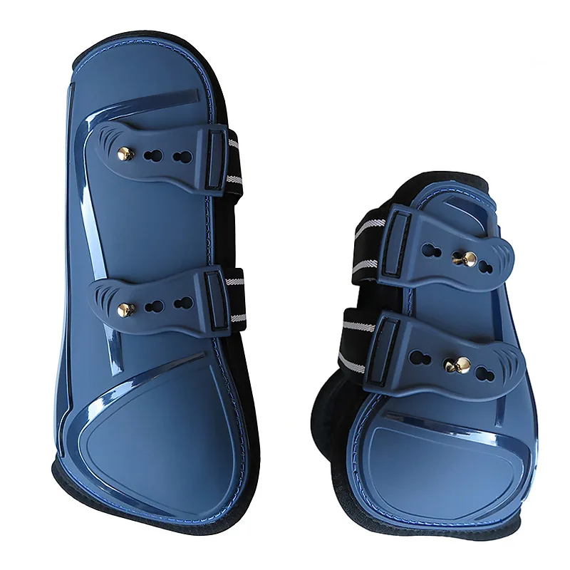 New Collection 1Set Horse Front Leg And Hind Leg Protection Horse Tendon Boots Adjustable Sizes And Multiple Colors
