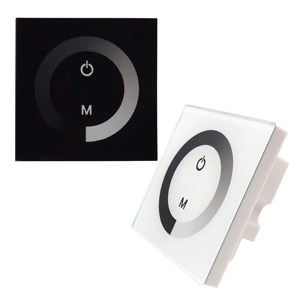 Touch Wall Touch Dimming Switch DC12V 24V 86 Type Touch Panel Control Wall Mounted Controller LED Dimmer