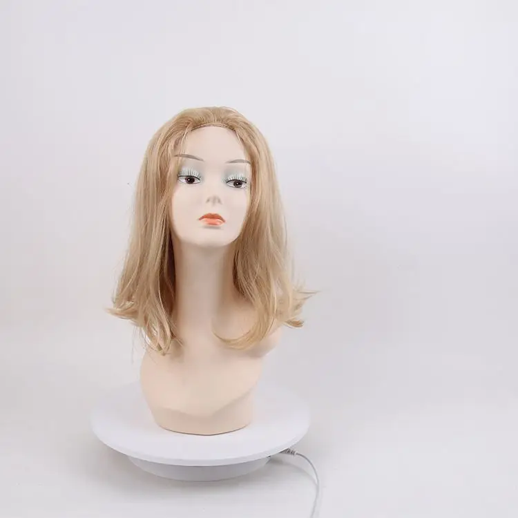 new style popular synthetic curly long wave natural blond men wig