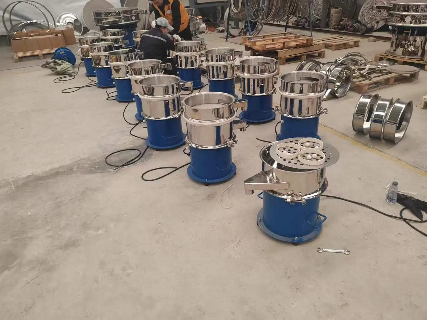 vibrating sifter circular vibrating screen vibrating sieve for the food processing industry