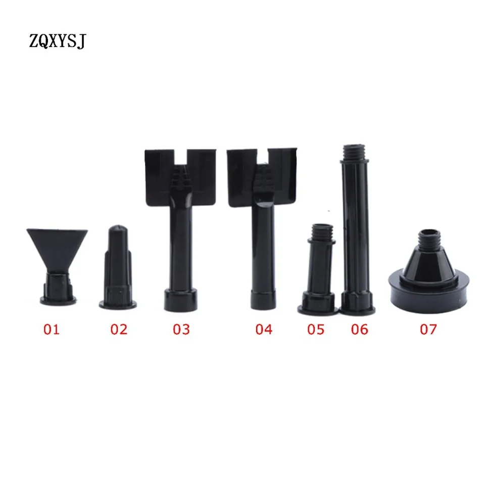 Seal nozzles Plastic nozzle Mastic Soft rubber cartridge Replacement  Bended  Caulking Gun Nozzle