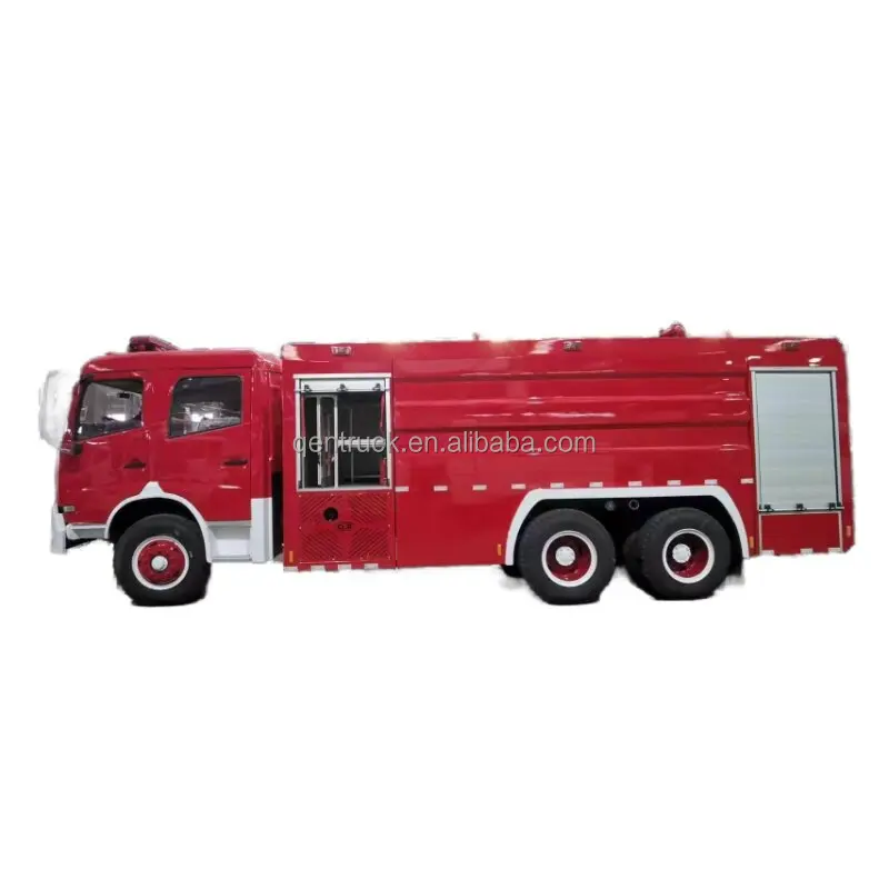 5 человек 6x4 двойной кабины 80 насос 3 + 6cbm dong feng Duck вода и пена Автоцистерна пожарная машина Euro3-340hp для экспорта горячая распродажа