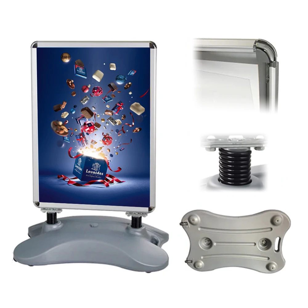 Manufacturers wholesale  Outdoor Advertising Signs double sided water base poster stand sidewalk pavement signs