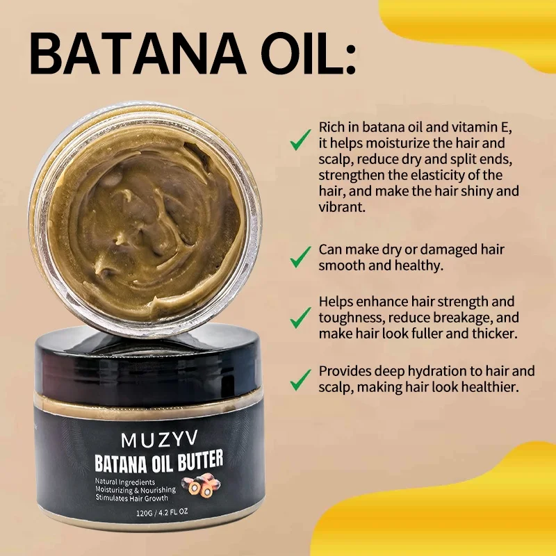 Private Label Batana Oil Pure Organic Batana Oil Wholesale Anti Loss Luxury Hair Regrowth Batana Oil