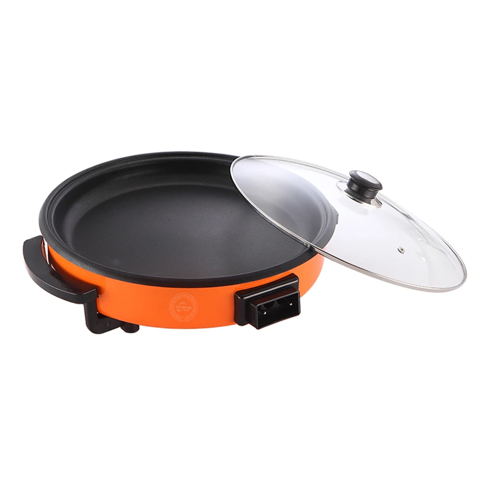 electric pizza pan manual cast iron mini pancake pan electric cooking skillet Factory price