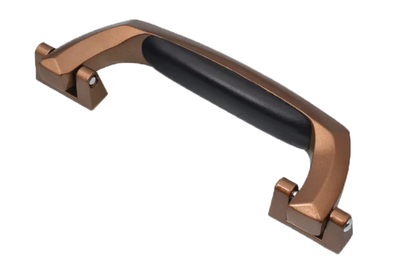 flight case hardware kit /alloy metal silver black color medical equipment pull handle  /wide handle luggage