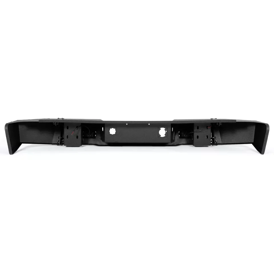 Rear Bumper Powder Coated w/LED&D-RINGS For Chevy Silverado Sierra 1500 07-13