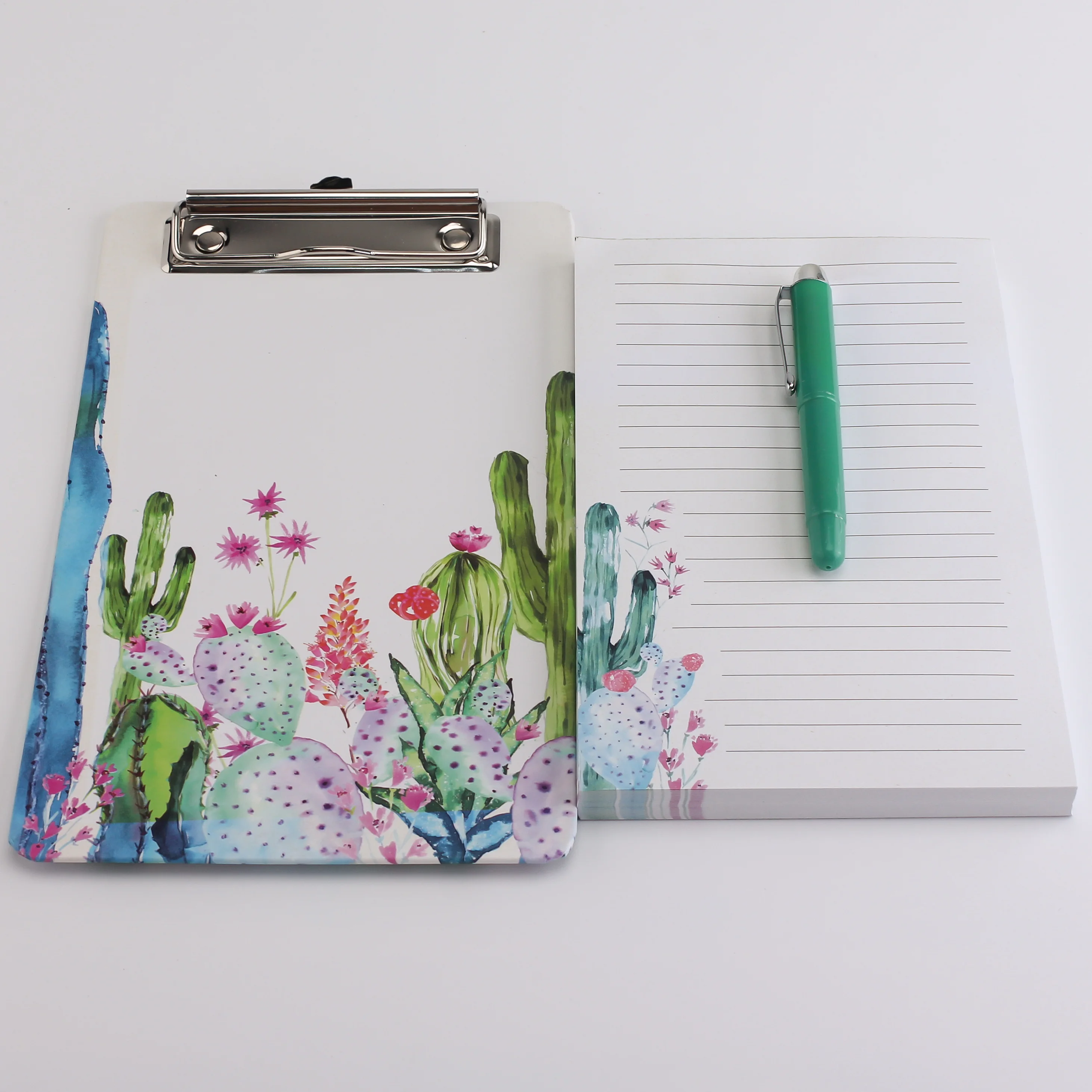 Notebook and Notepad set with clipboard ballpoint pen