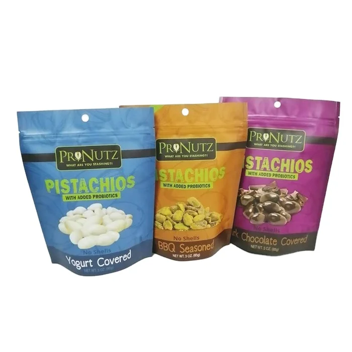 Ламинированные алюминиевые фольгированные орехи/бобы/цветы/салат/канола упаковочный пакет с цифровой печатью пакеты на молнии