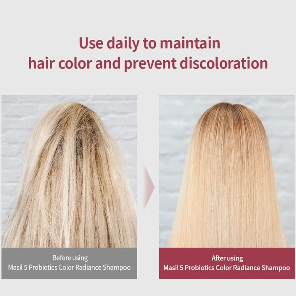 Korean Hair Care Herbal MASIL 5 Probiotics Color Radiance Shampoo