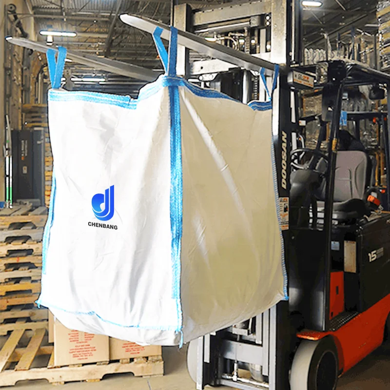 Square 1000kg 500kg fibc bulk bag polypropylene 1 ton jumbo big bag for Packaging Storage