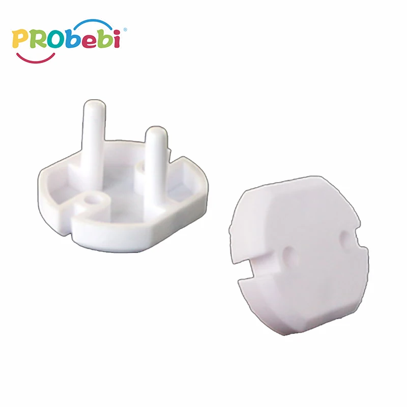 baby safety plug protector 2 pin round shape socket cover 6pcs set