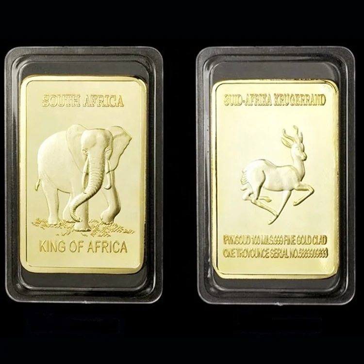 FS-Craft For Collection 24k 999 Pure Gold Plated Bars South Africa Gold Bar