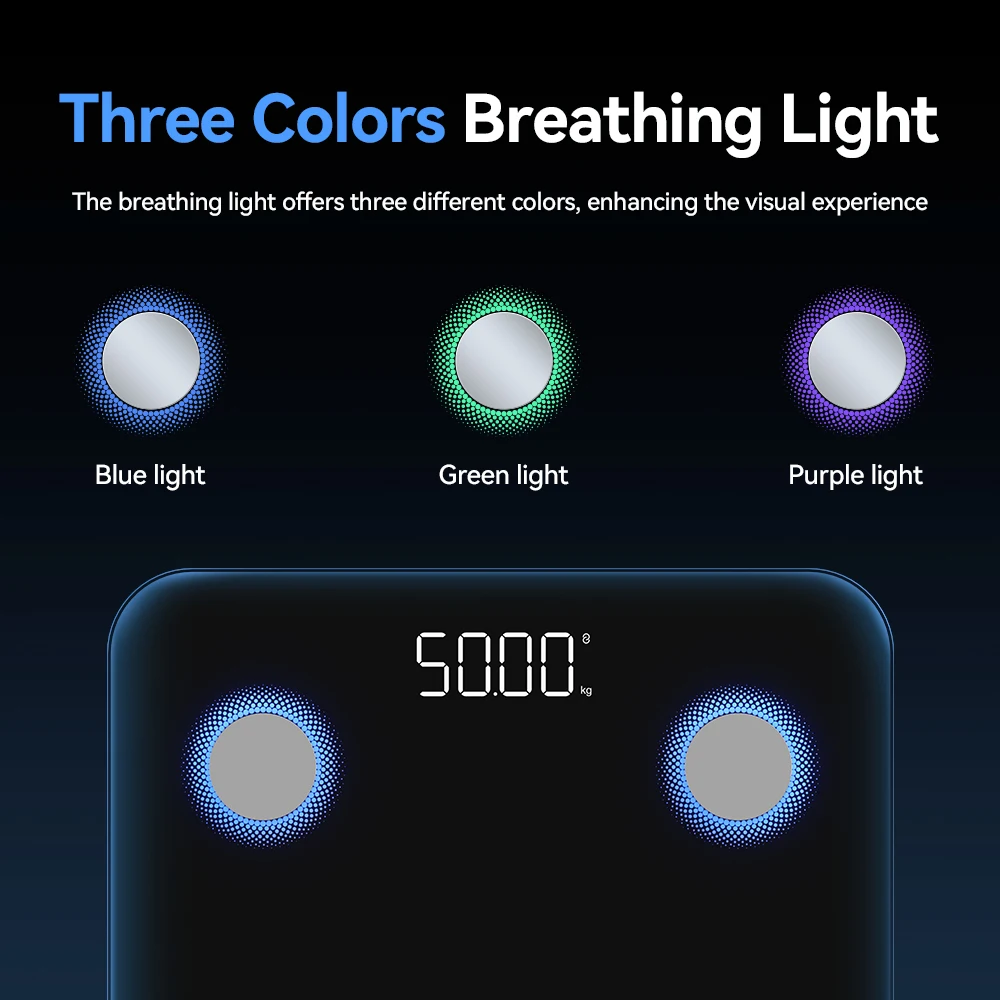 Led Electronic Digital Weight Scale Body Fat Smart Household Weighing Balance Connect Composition Weight Scale