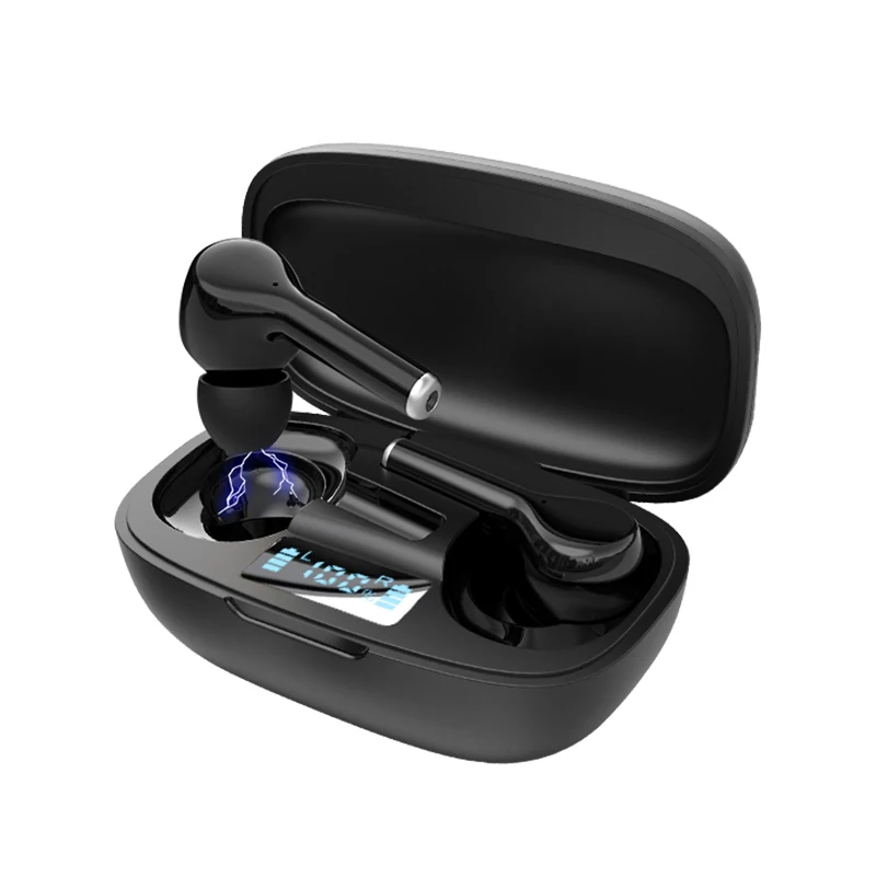 TV Black Digital Personal Rechargeable Inner Ear Hearing Amplifier Aid