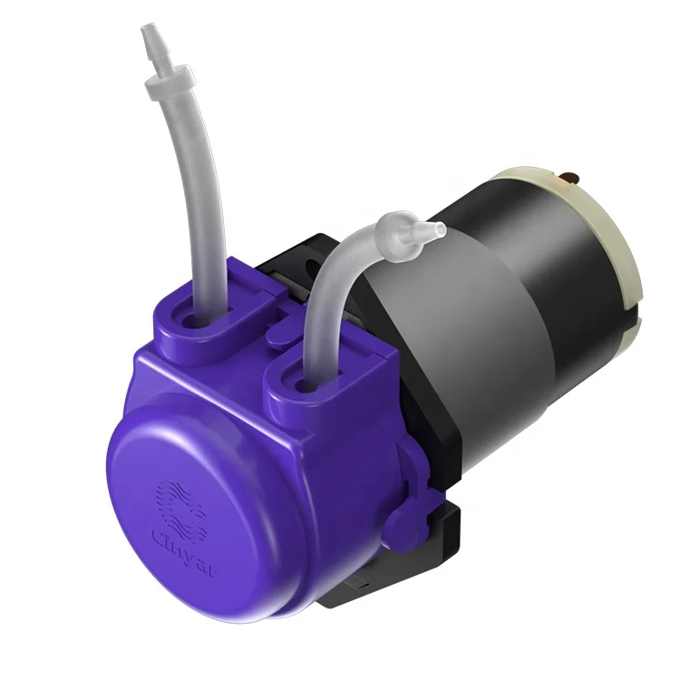 Cinyar OEM AQA 5-115ml/min DC 5V/6V/12V/24V Micro Peristaltic Water Pump For Fish Tank Irrigation Plants Liquid Transfer Dosing
