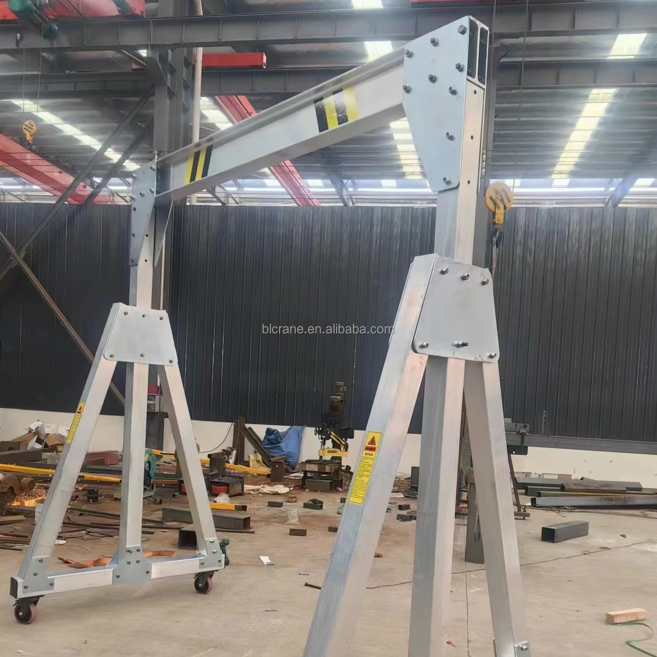 1t 2t 3t 5t Capacity Customized Adjustable High Efficiency Mobile Aluminium Mini Gantry Crane with remote control