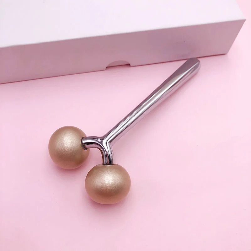 3D Roller Facial Ball Massager Lifting Beauty Products Face Wrinkle Anti-aging 360 Rotate Y Shape Facial Massager Face Roller