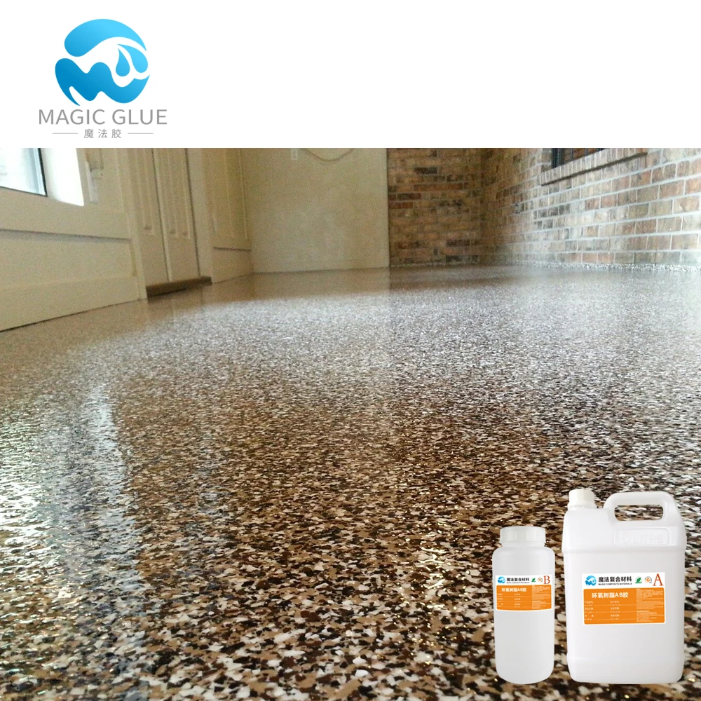 Decorative and Oil Resistant Epoxy Flake Floor for Garage,Kitchen,Stairs