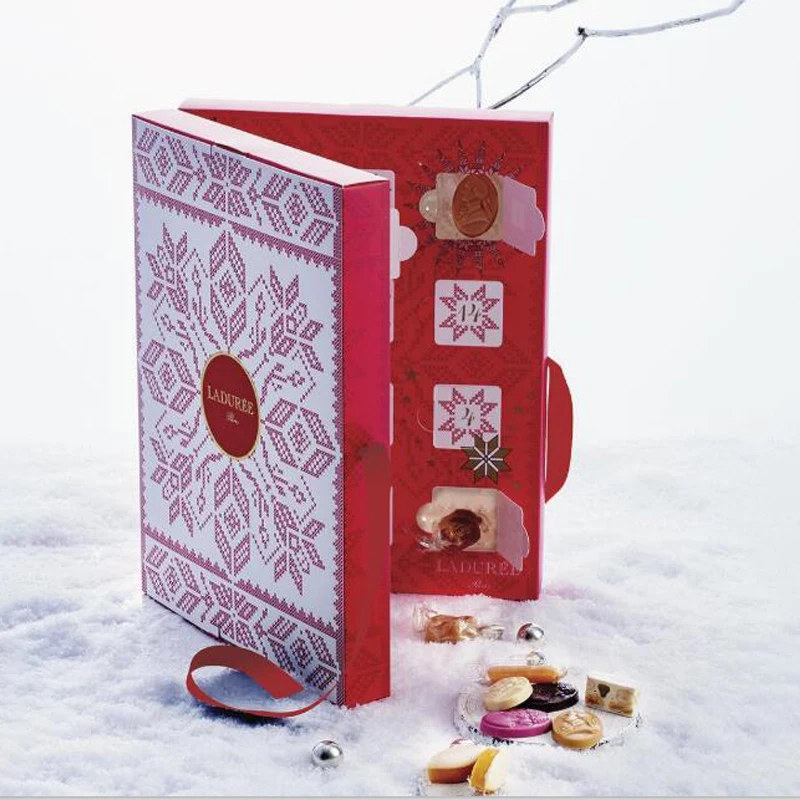 Custom Printing Christmas Advent Calendar Box For Chocolate